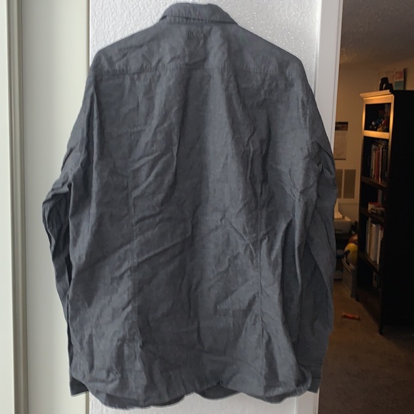 Hugo Boss mens XXL long sleeve speckled shirt - Picture 9 of 10